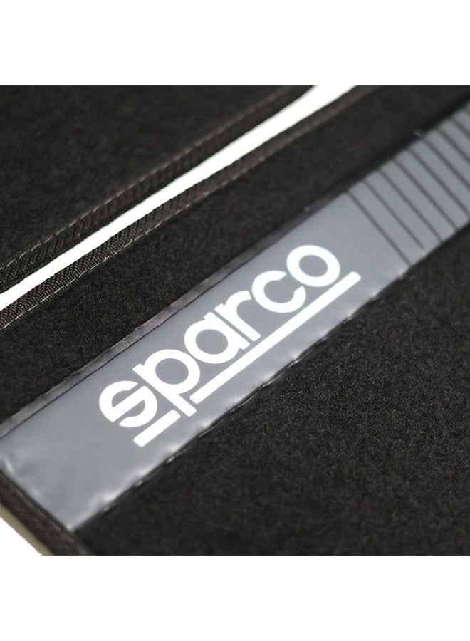 Sparco Carpet Car Mats Set, Black/Grey - Image 3